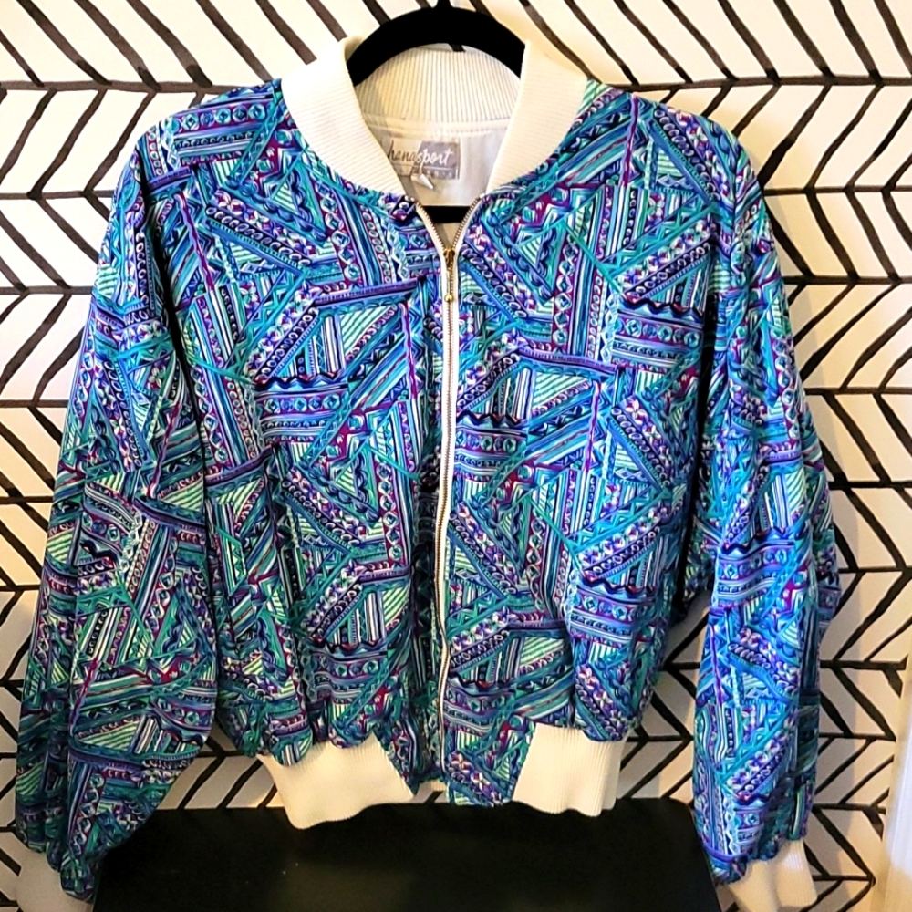 Vintage Hanasport California womens bomber style jacket